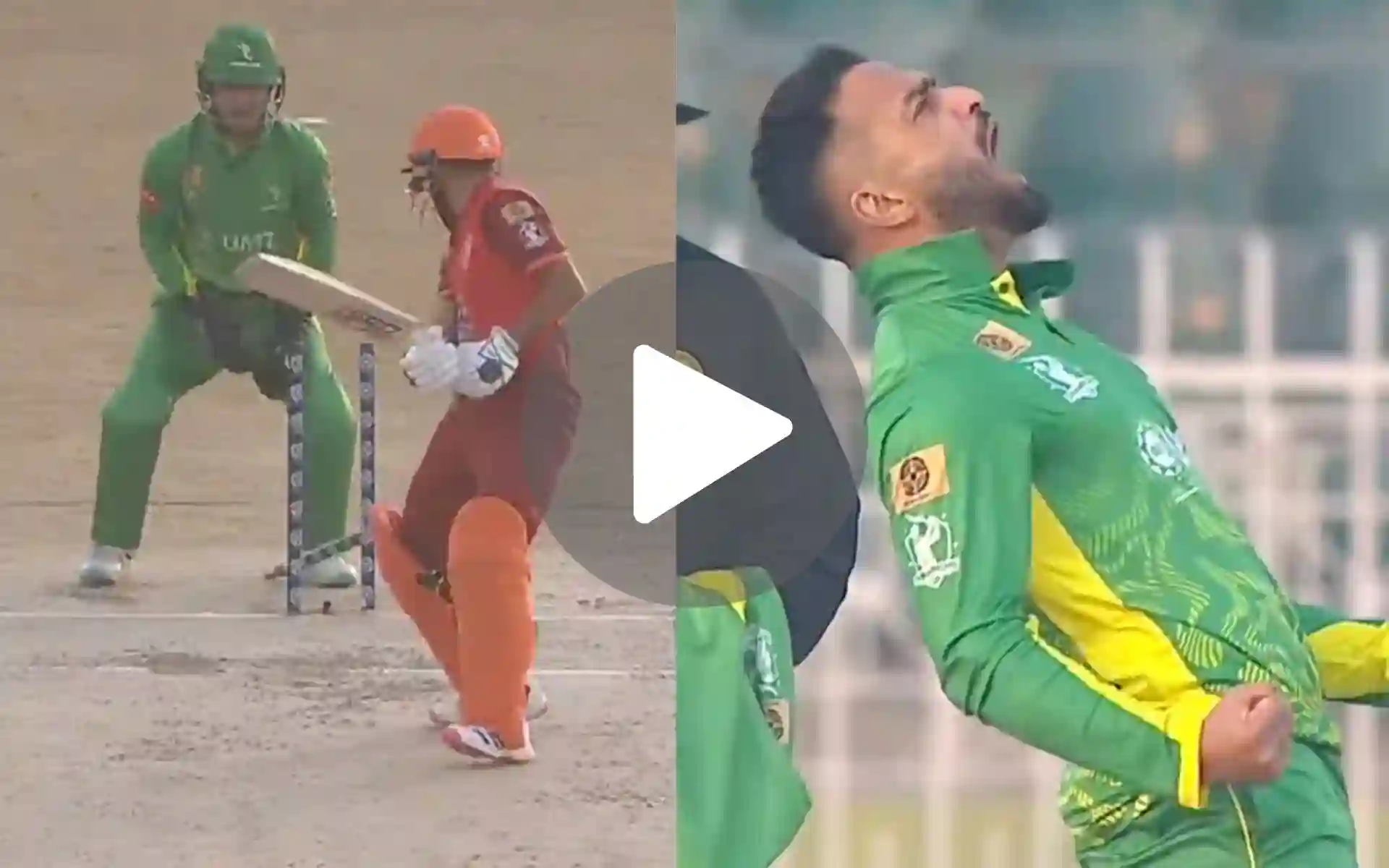 [Watch] Nawaz's Angry Send Off To Mohammad Haris After Uprooting Middle-Stump